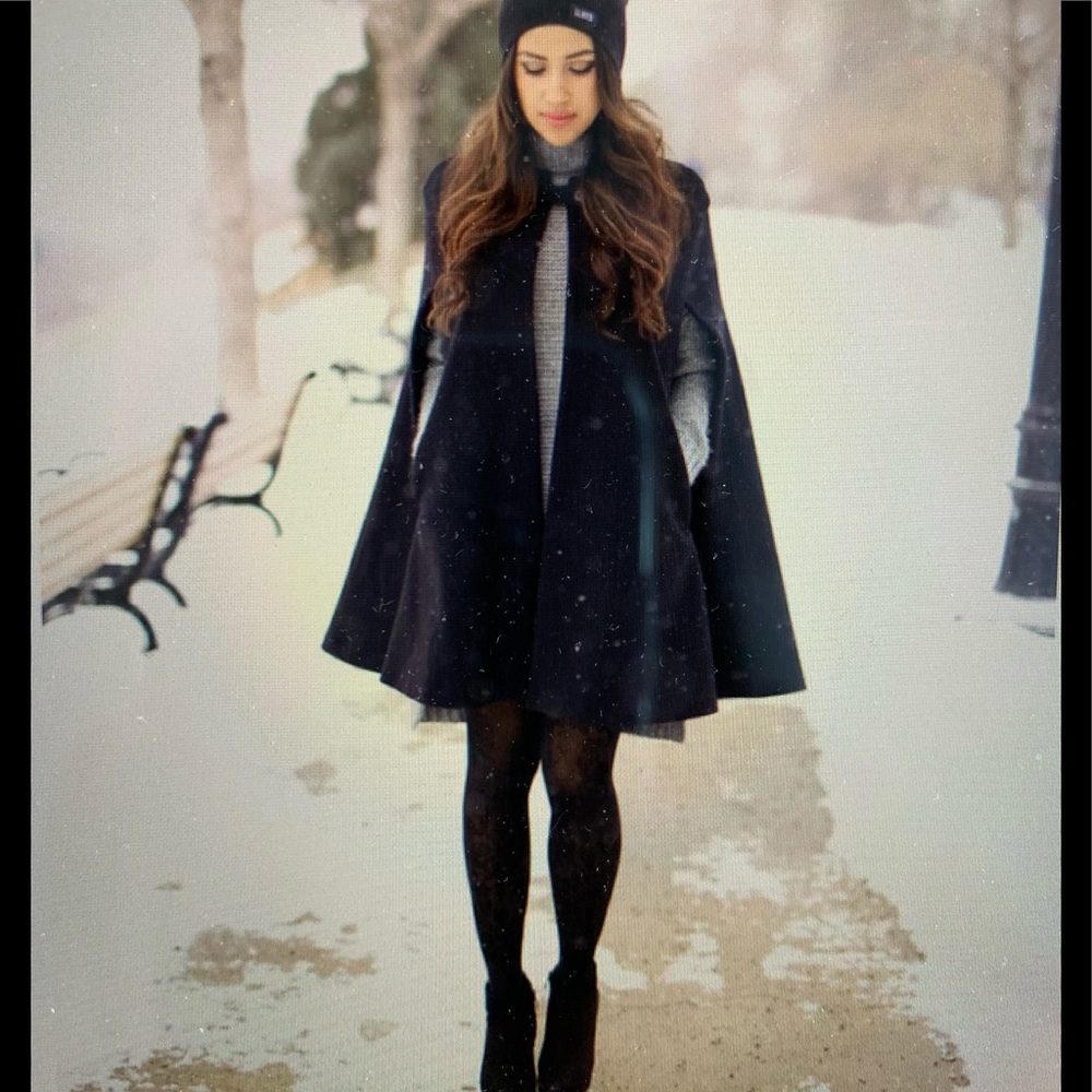 Zara cape coat